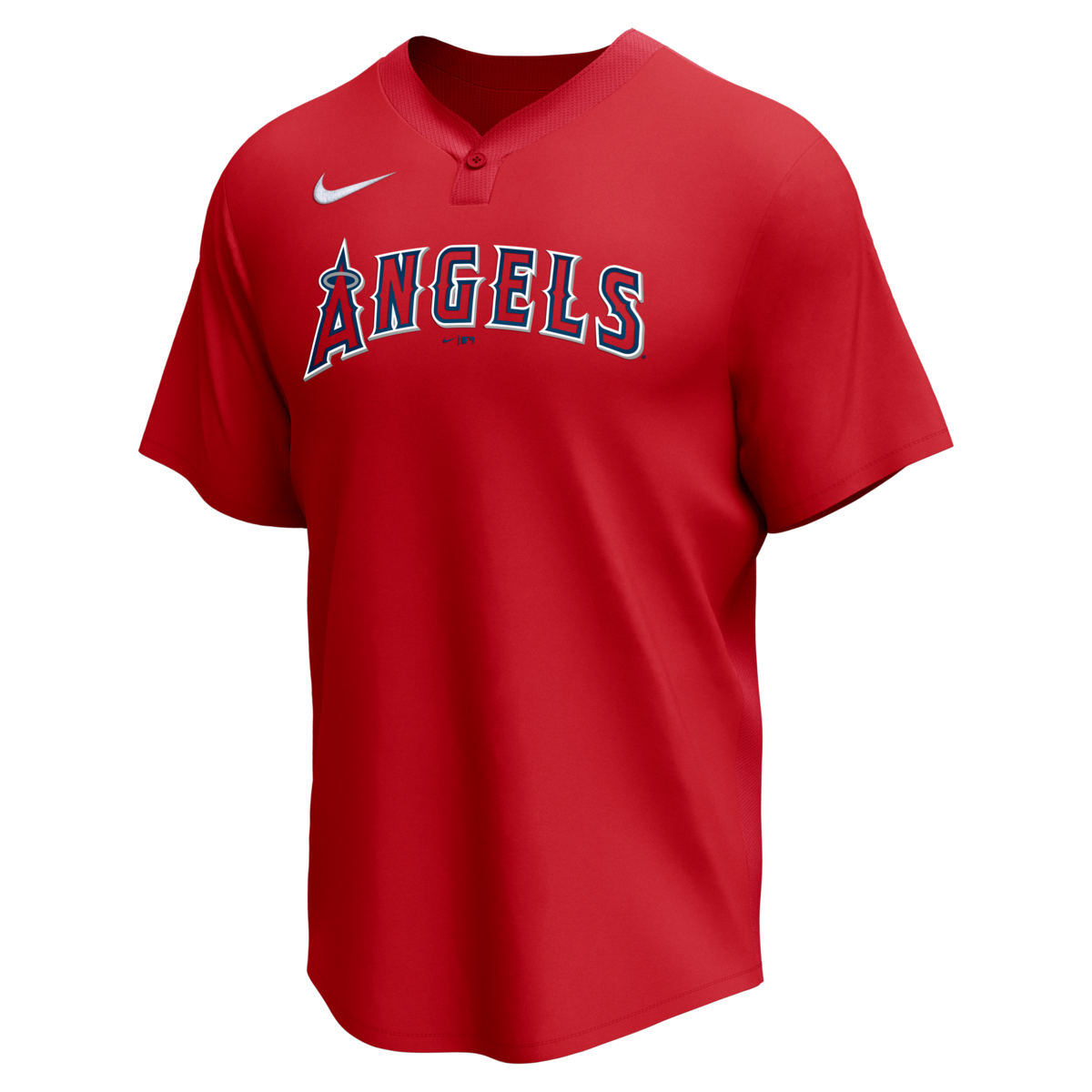 Nike Los Angeles Angels Adult Institutional 1 Button Pullover Fan Gear MLB Los Angeles Angels
