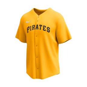Nike Pittsburgh Pirates Adult Institutional Full Button Jersey-1
