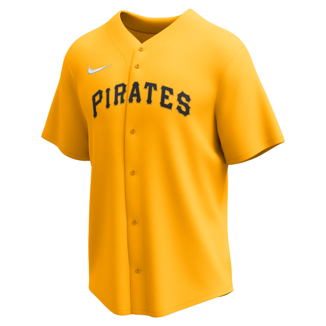 Nike Pittsburgh Pirates Adult Institutional Full Button Jersey-1
