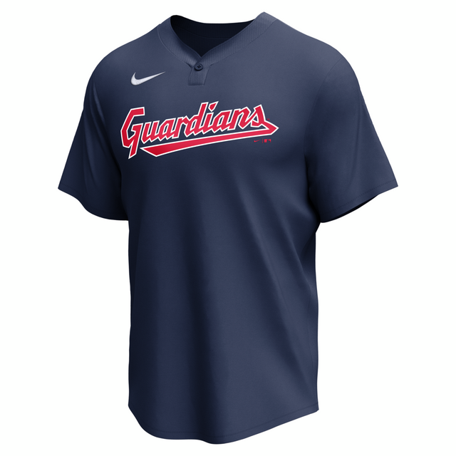 Nike Cleveland Guardians Adult Institutional 1 Button Pullover