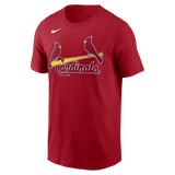Nike St. Louis Cardinals Adult Institiutional Short Sleeve Cotton Tee Fan Gear MLB St. Louis Cardinals