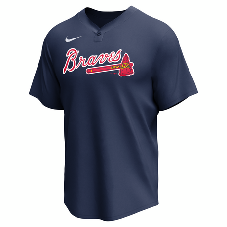Nike Atlanta Braves Adult Institutional 1 Button Pullover Fan Gear MLB Atlanta Braves