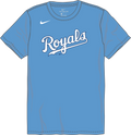 Nike Kansas City Royals Youth Institutional Short Sleeve Cotton Tee Fan Gear MLB Kansas City Royals
