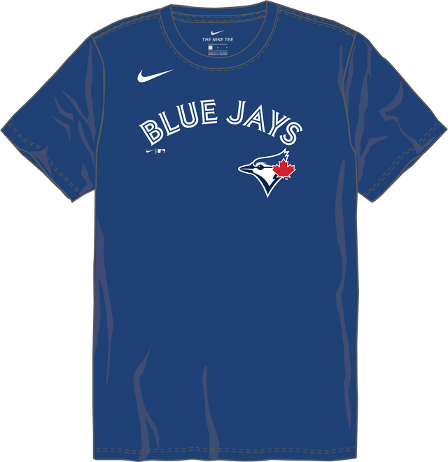 Nike Toronto Blue Jays Youth Institutional Short Sleeve Cotton Tee