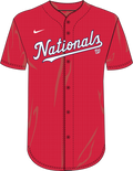 Nike Washington Nationals Men's Dri-Fit Full Button Jersey