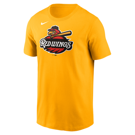 Nike Rochester Red Wings Men's Nike Short Sleeve Club Crew Tee Fan Gear MiLB Rochester Red Wings