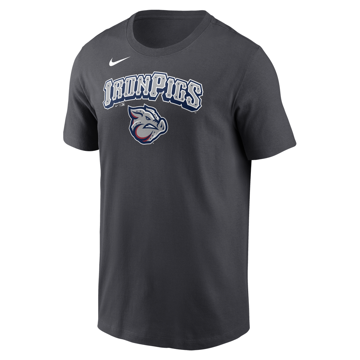 Nike Lehigh Valley Ironpigs Men's Nike Short Sleeve Club Crew Tee Fan Gear MiLB Lehigh Valley Ironpigs