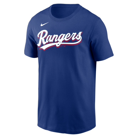 Nike Texas Rangers Adult Institiutional Short Sleeve Cotton Tee Fan Gear MLB Texas Rangers