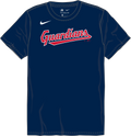 Nike Cleveland Guardians Youth Institutional Short Sleeve Crew Neck Tee Fan Gear MLB Cleveland Guardians