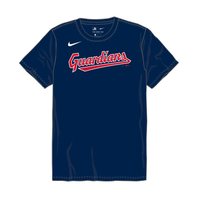Nike Cleveland Guardians Youth Institutional Short Sleeve Crew Neck Tee
