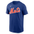 Nike New York Mets Adult Institiutional Short Sleeve Cotton Tee Fan Gear MLB New York Mets