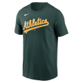 Nike Oakland Athletics Adult Institiutional Short Sleeve Cotton Tee Fan Gear MLB Oakland Athletics
