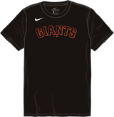 Nike San Francisco Giants Youth Institutional Short Sleeve Cotton Tee Fan Gear MLB San Francisco Giants