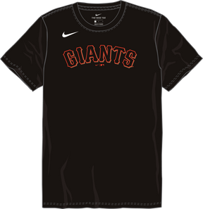 Nike San Francisco Giants Youth Institutional Short Sleeve Cotton Tee