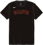 Nike San Francisco Giants Youth Institutional Short Sleeve Cotton Tee Fan Gear MLB San Francisco Giants