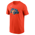 Nike Bowling Green Hot Rods Men's Nike Short Sleeve Club Crew Tee Fan Gear MiLB Bowling Green Hot Rods