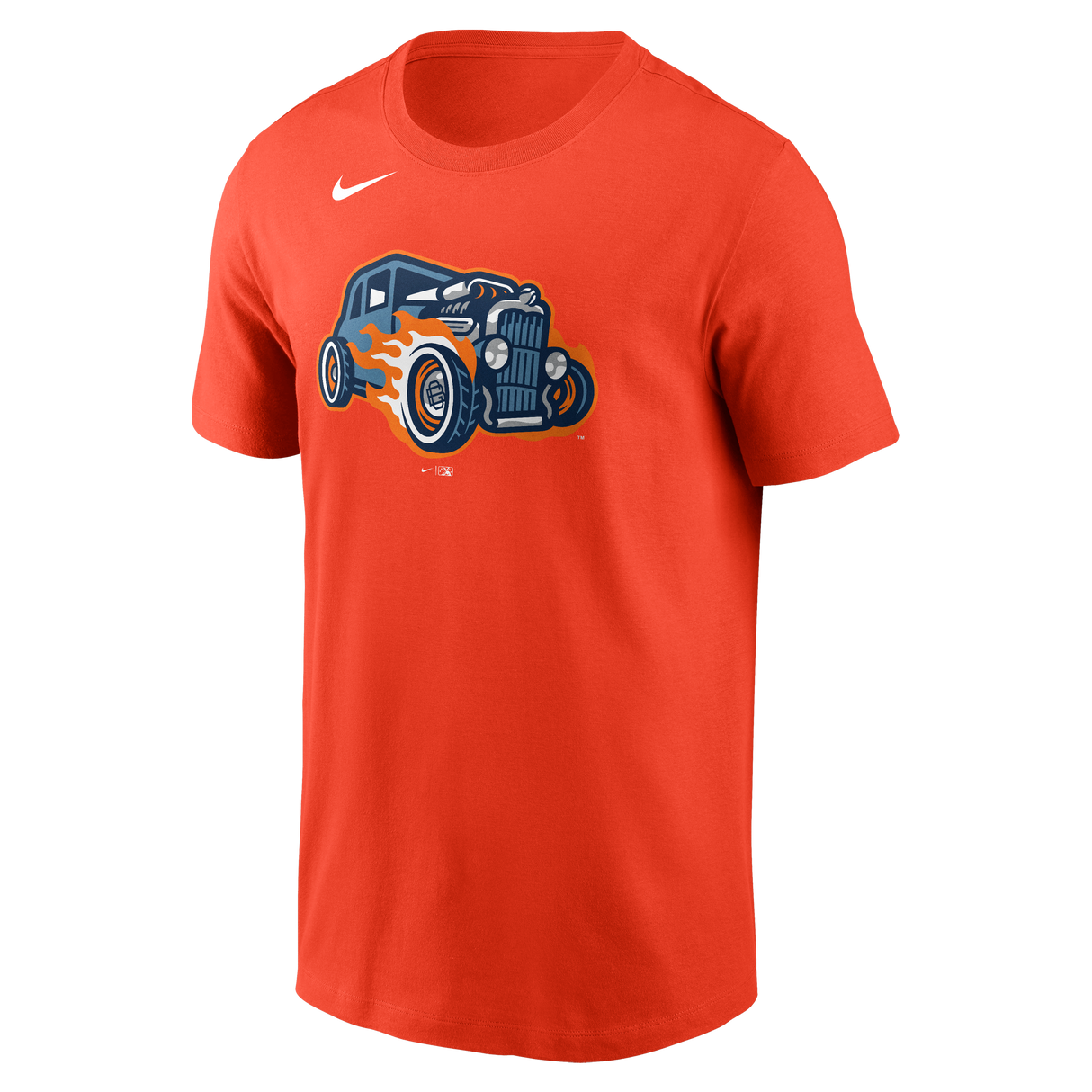 Nike Bowling Green Hot Rods Men's Nike Short Sleeve Club Crew Tee Fan Gear MiLB Bowling Green Hot Rods