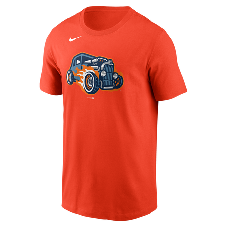 Nike Bowling Green Hot Rods Men's Nike Short Sleeve Club Crew Tee Fan Gear MiLB Bowling Green Hot Rods