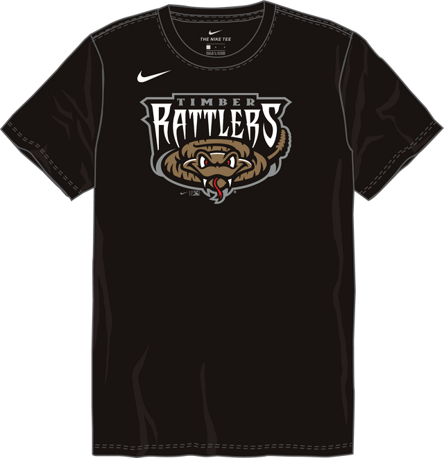 Nike Wisconsin Timber Rattlers Youth Institutional Short Sleeve Cotton Tee