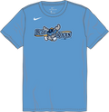 Nike Wilmington Blue Rocks Youth Institutional Short Sleeve Cotton Tee Fan Gear MiLB Wilmington Blue Rocks