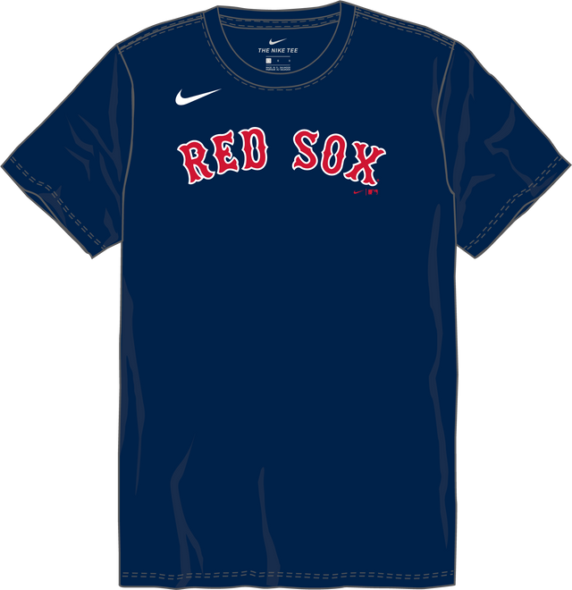 Nike Boston Red Sox Youth Institutional Short Sleeve Cotton Tee
