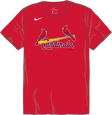 Nike St. Louis Cardinals Youth Institutional Short Sleeve Cotton Tee Fan Gear MLB St. Louis Cardinals