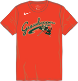 Nike Greensboro Grasshoppers Adult Institiutional Short Sleeve Cotton Tee Fan Gear MiLB Greensboro Grasshoppers