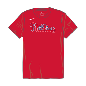 Nike Philadelphia Phillies Youth Institutional Short Sleeve Cotton Tee