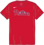 Nike Philadelphia Phillies Youth Institutional Short Sleeve Cotton Tee Fan Gear MLB Philadelphia Phillies