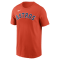 Nike Houston Astros Adult Institiutional Short Sleeve Cotton Tee Fan Gear MLB Houston Astros