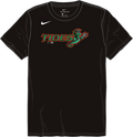 Nike Norfolk Tides Youth Institutional Short Sleeve Cotton Tee Fan Gear MiLB Norfolk Tides