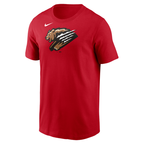 Nike Fresno Grizzlies Men's Nike Short Sleeve Club Crew Tee Fan Gear MiLB Fresno Grizzlies