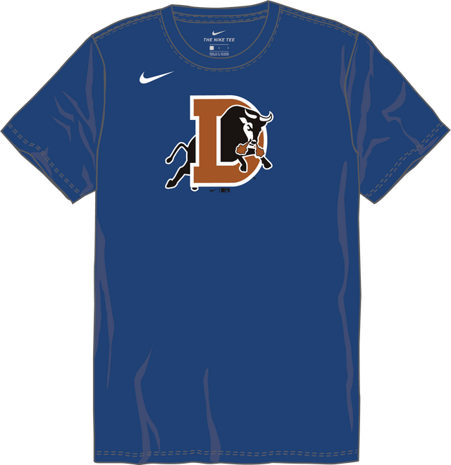 Nike Durham Bulls Youth Institutional Short Sleeve Cotton Tee