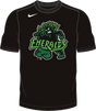 Nike Eugene Emeralds Adult Institiutional Short Sleeve Cotton Tee Fan Gear MiLB Eugene Emeralds