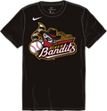 Nike Quad Cities River Bandits Adult Institiutional Short Sleeve Cotton Tee