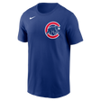Nike Chicago Cubs Adult Institiutional Short Sleeve Cotton Tee Fan Gear MLB Chicago Cubs