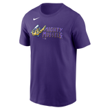 Nike Fort Myers Mighty Mussels Adult Institiutional Short Sleeve Cotton Tee Fan Gear MiLB Fort Myers Mighty Mussels