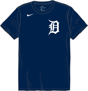 Nike Detroit Tigers Youth Institutional Short Sleeve Cotton Tee