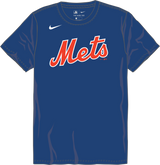 Nike New York Mets Youth Institutional Short Sleeve Crew Neck Tee Fan Gear MLB New York Mets