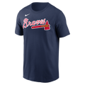 Nike Atlanta Braves Adult Institiutional Short Sleeve Cotton Tee Fan Gear MLB Atlanta Braves