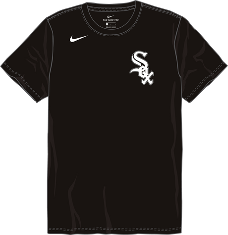 Nike Chicago White Sox Youth Institutional Short Sleeve Cotton Tee Fan Gear MLB Chicago White Sox