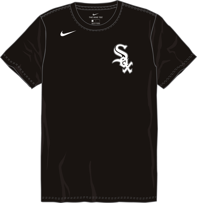 Nike Chicago White Sox Youth Institutional Short Sleeve Cotton Tee