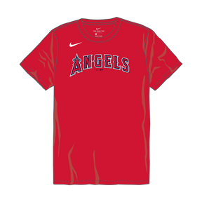 Nike Los Angeles Angels Youth Institutional Short Sleeve Cotton Tee