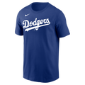 Nike Los Angeles Dodgers Adult Institiutional Short Sleeve Cotton Tee Fan Gear MLB Los Angeles Dodgers