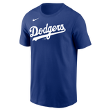 Nike Los Angeles Dodgers Adult Institiutional Short Sleeve Cotton Tee Fan Gear MLB Los Angeles Dodgers
