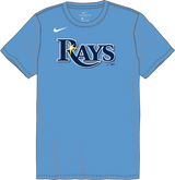 Nike Tampa Bay Rays Youth Institutional Short Sleeve Cotton Tee Fan Gear MLB Tampa Bay Rays