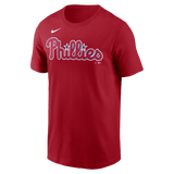 Nike Philadelphia Phillies Adult Institiutional Short Sleeve Cotton Tee Fan Gear MLB Philadelphia Phillies