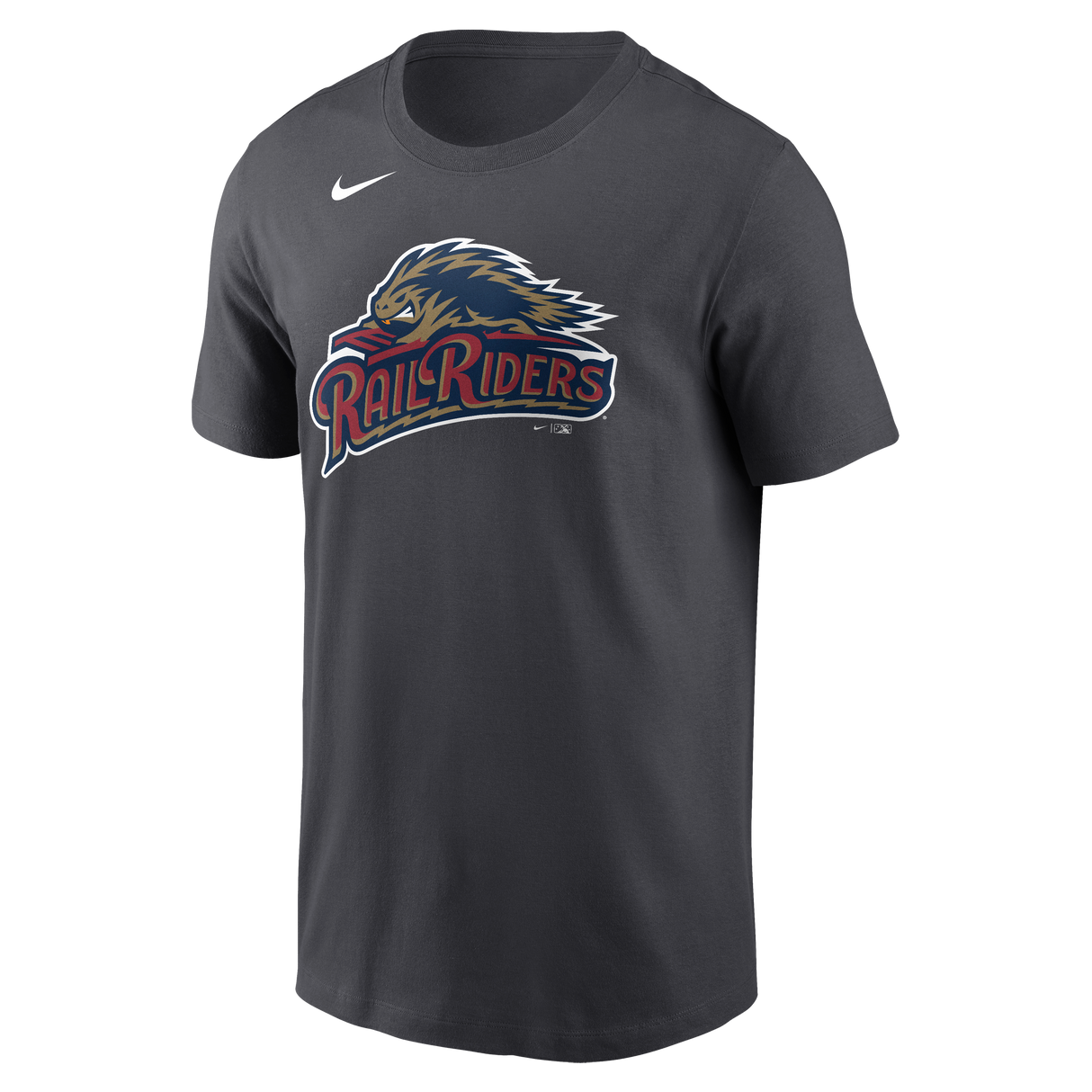 Nike Scranton Wilkes-Barre Railride Adult Institiutional Short Sleeve Cotton Tee Fan Gear MiLB Scranton Wilkes-Barre Railride