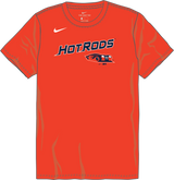 Nike Bowling Green Hot Rods Youth Institutional Short Sleeve Cotton Tee Fan Gear MiLB Bowling Green Hot Rods