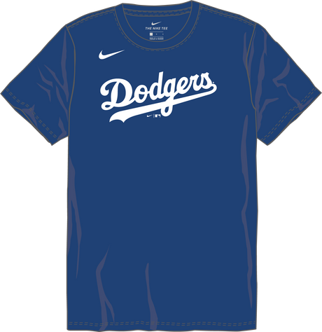 Nike Los Angeles Dodgers Youth Institutional Short Sleeve Cotton Tee Fan Gear MLB Los Angeles Dodgers